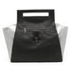 Black and Silver Messenger Bag, Genuine Leather Bag, Handmade Bag, Crossbody Bag, Everyday Bag, Office Bag, College Bag, Tote
